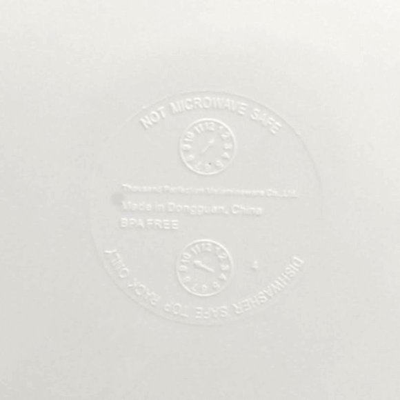 Kids Melamine Plates Set of 2 Elephant Hearts - Picture 3 of 4